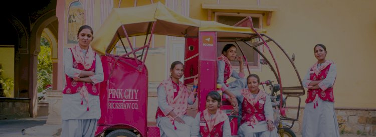 E-rickshaw- a new machine of freedom for poor women in the Pink City!