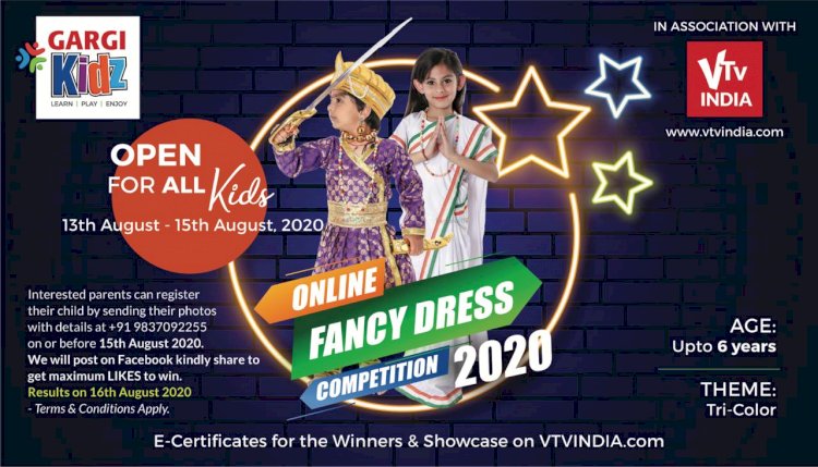 Hurry Up! Showcase Your Child In Tricolor On Occasion of Independence Day - Online Fancy Dress Competition Is On Register Now
