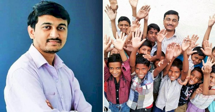 Ashok Deshmane , who quits job of IT company to empower the deprived students and farmers 