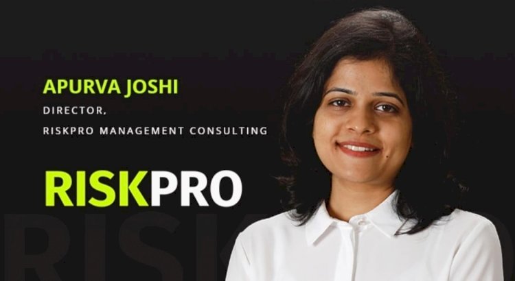 Dr. Apurva Joshi –Director of Riskpro Management Consulting- Don’t stop until your goal is achieved!