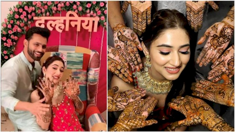 Real-Time Stories Of Rahul Vaidya and Disha Parmar's Mehndi Ceremony Is Available Right  Here
