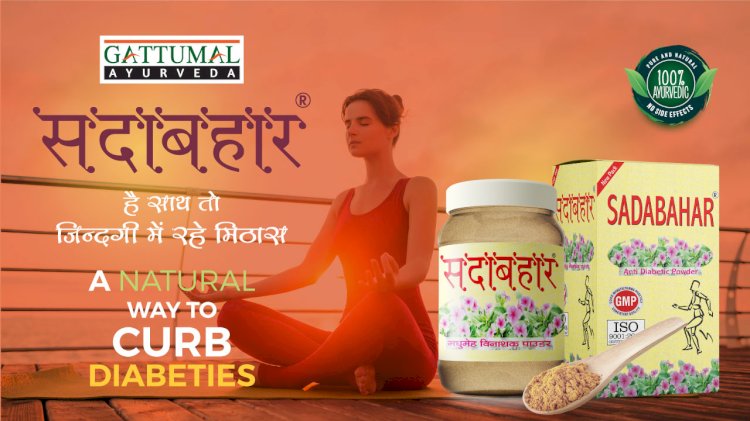 GM Ayurveda, the renowned Ayurvedic medicine brand launches Sadabahar, an anti-diabetic powder