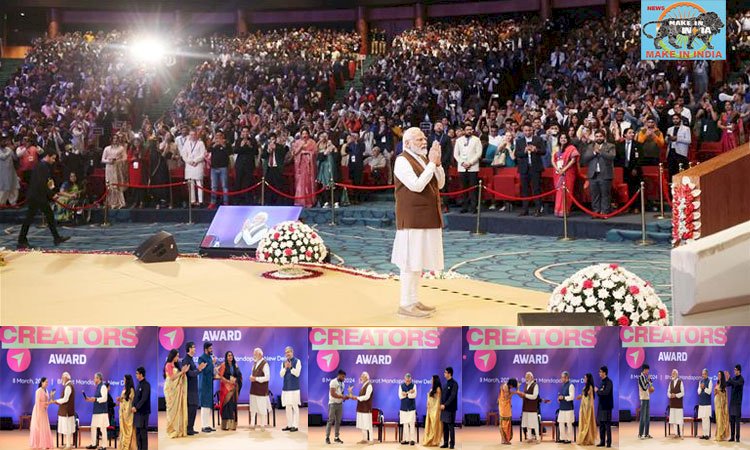 PM Modi Presents First-Ever National Creators Awards, Recognizing Excellence Across Diverse Fields