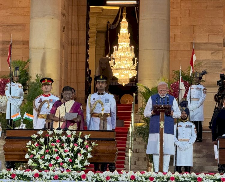 Narendra Modi Takes Oath for Third Consecutive Term as Prime Minister